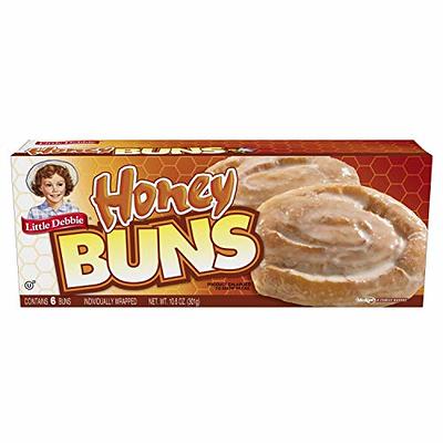 Little Debbie Honey Buns, 3 Big Pack Boxes, 36 Individually Wrapped Pastries