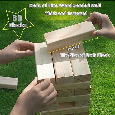 Hey! Play! Nontraditional Giant Wooden Blocks Tower Stacking Game : Target