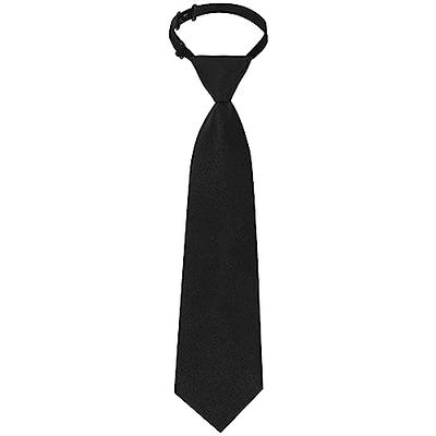  Yolev Men's Clip-On Ties 20 Inches Solid Color Clip-on