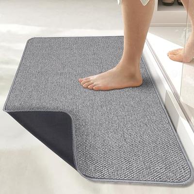 Bosap,Bath Mat,Ultra Thin Bath Rugs,Rubber Bath Mats for Bathroom