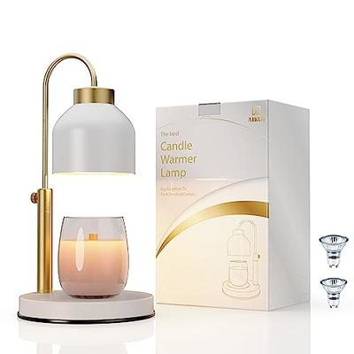 Elenhome Candle Warmer Lamp, Modern-Glass Candle Lamp Warmer with Timer &  Dimmer, Electric Candle Warmer Lamp for Jar Candles, Wax Melter Warmer  Lamps