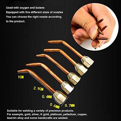 Jewelry Welding Torch Kit, Water Oxygen Mini Torch Soldering Jewelry Soldering Torch with 4 Tips for Jewelry Making Processing