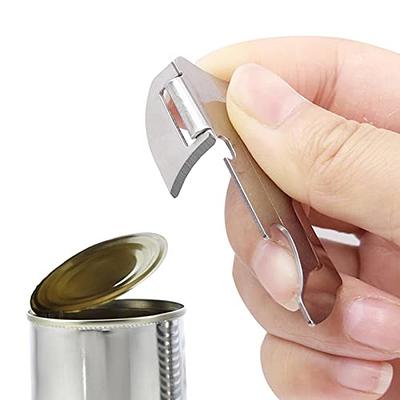 xuebi 10Pcs Military Style Can Openers Stainless Steel Camping Can Opener  Army Survival Can Opener Portable Backpack Can Opener for Travel, Kitchen -  Yahoo Shopping