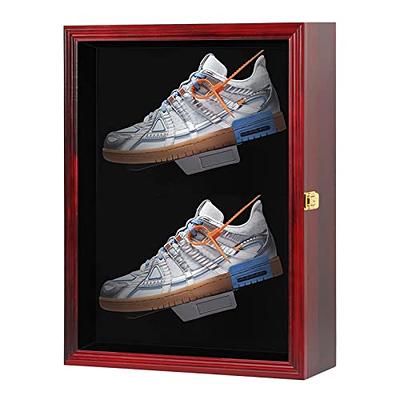 DisplayGifts Jersey Display Frame Case Lockable Large Sport Jersey Shadow Box with 98% UV Protection Acrylic and Hanger for Baseball Basketball Footba