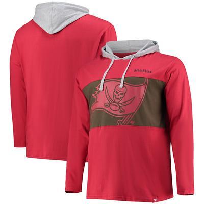 Tampa Bay Buccaneers Starter Women's Bump And Run Long Sleeve Hoodie T-Shirt  - Red