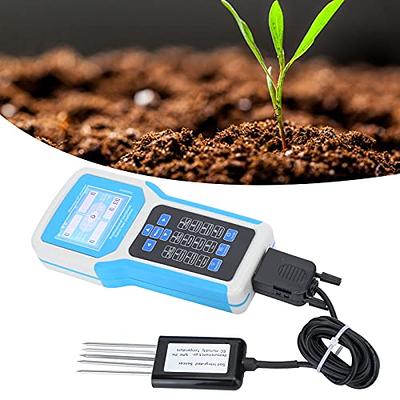 Soil pH Meter, 7-in-1 Soil Moisture Meter/Light/Nutrient/pH Soil  Tester/Thermometer Hygrometer for Plants, Dual Display Moisture Meter for  House