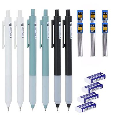 MAIKEDEPOT 6 Pack Gel Pens Black, Silent Retractable Cute Aesthetic Pens  for School Office Supplies, Fine Point 0.5mm Twin Rolling Ball Smooth  Writing Pens for Journaling, Note Taking - Yahoo Shopping