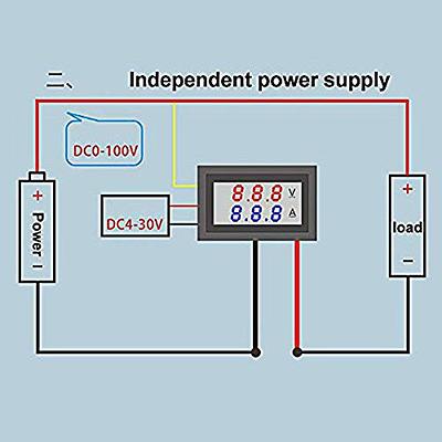 0.28 Inch DC LED Digital Voltmeter 0-100V Voltage Meter Auto Car Mobile  Power Voltage Tester