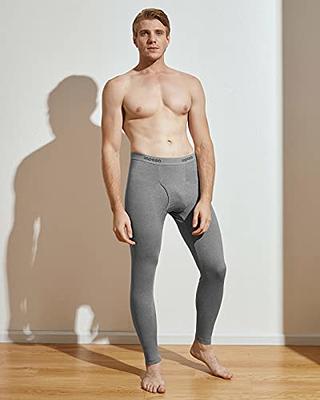 LAPASA Men's Thermal Underwear Bottom Long Johns Pants Fleece