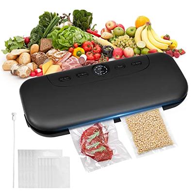JOSOBO Food Vacuum Sealer Machine, Vacuum Sealer for Dry/Moist Food  Storage, Compact Air Sealer Machine with Powerful Suction, Built-in Cutter