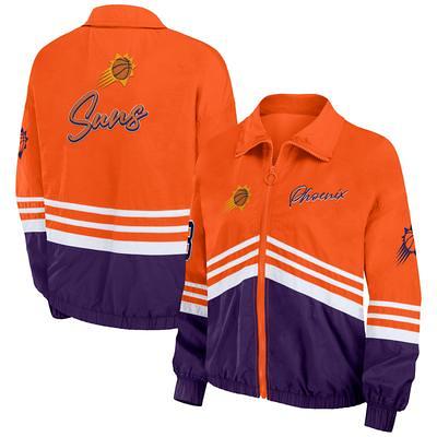 Women's WEAR by Erin Andrews Orange Denver Broncos Puffer Full-Zip Cropped  Jacket