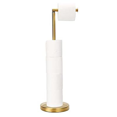 Toilet Paper Holder Stand Silver Bathroom Toilet Paper Roll Holder  Freestanding Toilet Paper Holder with Reserve Toilet Tissue Storage Shelf,  Holds Up to 4 Rolls of Paper - Yahoo Shopping