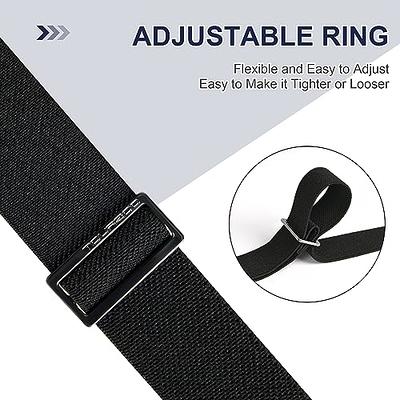 SUOSDEY No Buckle Elastic Stretch Belts for Men and Women, Comfortable  Invisible Belts for Jeans Pants