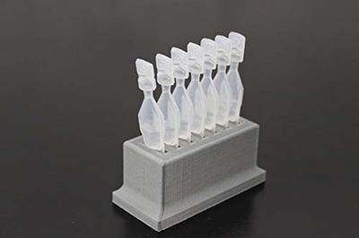 Eye Drops Vial Holder for single-use disposable vials - 7 Slot - 4 Pack -  Znet3D