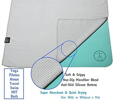 Yoga Towels and Mats for Hot Yoga Non-Slip Long with Grips