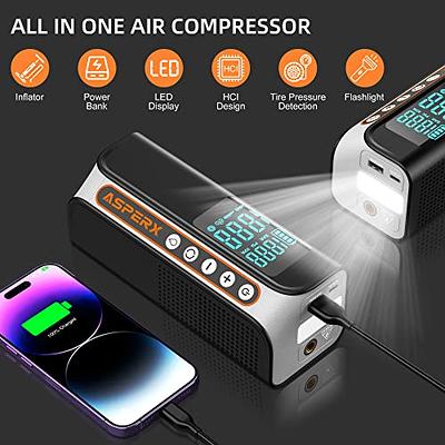 Vehicle Mounted Handheld Wireless Inflation Pump Intelligent Digital  Display Vehicle Inflation Pump Tire Portable Inflation Machine