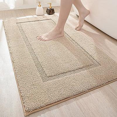 Colorxy Memory Foam Bathroom Rugs, Ultra Soft & Non-Slip Bath Mat, Water  Absorbent and Machine Washable Bath Carpet Rug for Shower Bathroom Floor