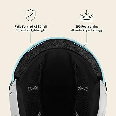 Retrospec Comstock Youth Ski & Snowboard Helmet for Kids - Durable ABS  Shell, Protective EPS Foam & Cooling Vents - Adjustable Fit for Boys &  Girls - Matte Blue Ridge, 52-55cm Small - Yahoo Shopping