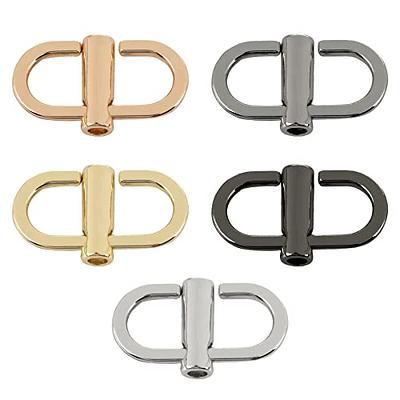 2Pcs Adjustable Metal Buckle Clip Handbag Chain Strap Length