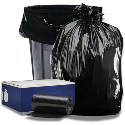 67 in. W x 79 in. H. 100 gal. 1.3 Mil Black Trash Bags (10-Count)