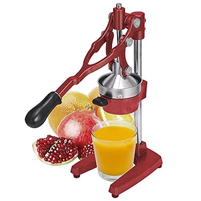 Gowintech 19 Inch Height Extra Tall Commercial Heavy Duty Cast Iron Hand  Press Manual Orange Citrus Lemon Lime Grapefruit Pomegranate Fruit Juice  Squeezer Machine Red - Yahoo Shopping
