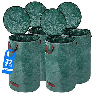 Yours Choice Yard Waste Bag, 48-Gallon Woven Polypropylene, Reusable Lawn &  Leaf Garden Bag With Reinforced Carry Handles, Pop-Up Self-Standing Garbage  Can, Colour 1 Count (Pack Of 1) Green - Yahoo Shopping