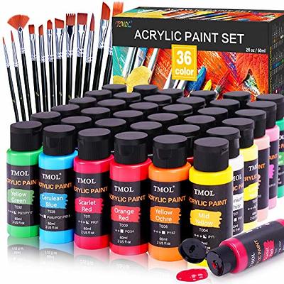  HIMI Gouache Paint Set, 24 Colors x 30ml/1oz with 3 Brushes & a  Palette, Unique Jelly Cup Design, Non-Toxic, Guache for Canvas Watercolor  Paper - Perfect Beginners, Students, Artists(Green) : Arts