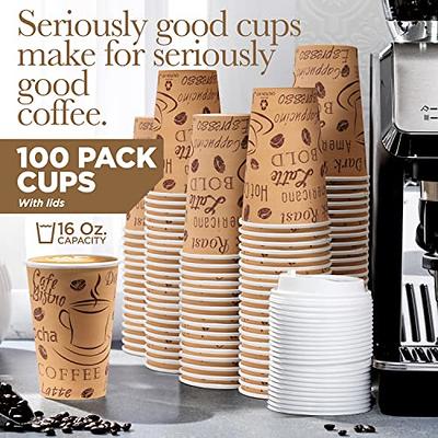 Compostable Coffee Cups - 12oz Eco-Friendly Paper Hot Cups - White (90mm) -  1,000 ct, Coffee Shop Supplies, Carry Out Containers