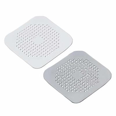 Seatery 2PCS Shower Drain Hair Catcher/Strainer/Cover/Filter/Trap, Bathtub  Catcher, Stopper for Stall Drain/Bathroom Floor Drain, Stainless Steel and