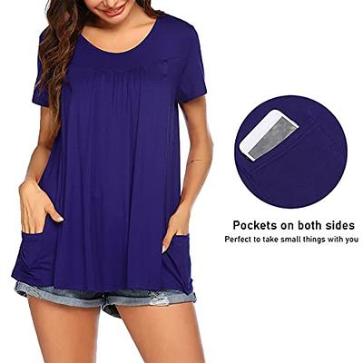 Smallshow Women's Maternity Nursing Dress 3/4 Sleeve Dress for Breastfeeding