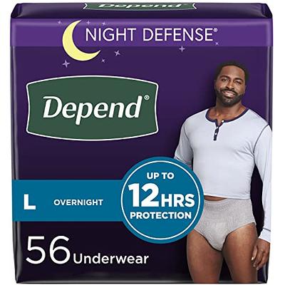 Depend Protection Plus Ultimate Underwear for Men, Size : Large, 84 Count