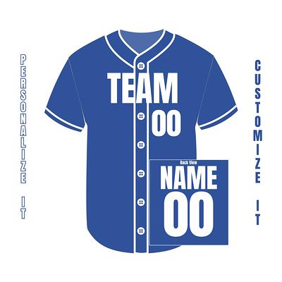  Custom Baseball Jersey Printed Personalized Baseball
