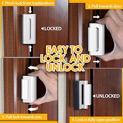 Home Security Door Reinforcement Lock - Child Proof High Security