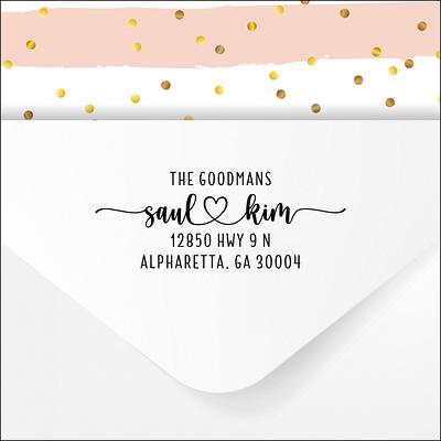 Address Labels For Couples, Customized Return Address Labels, Wedding  Stickers, Clear & White Labels - Yahoo Shopping