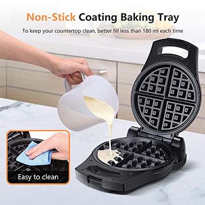  UVFAST Mini Waffle Maker, Small Waffle Irons Non-stick