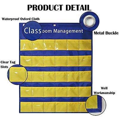 Classroom Management Pocket Chart for Preschool Wall Organization, Behavior  Chart for Class Attendance Chores, Back to School Teacher Teaching Supplies  - Yahoo Shopping