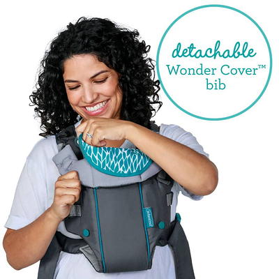 Infantino Cuddle-up Ergonomic Hoodie Baby Carrier, 2-Position, 12-40lb,  Gray Fox - Walmart.com