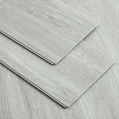 FunStick 6x36 Grey Wood Peel and Stick Floor Tile Natural Wood Vinyl  Flooring Peel and Stick Vinyl Plank Flooring Waterproof Stick on Floor  Tiles