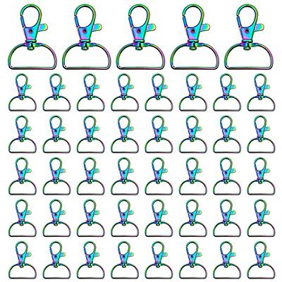 WEWAYSMILE 48Pcs 12Style Keychain Clasps Set Includes Swivel Clasps Lanyard  Spring Hook, Split Key Ring, Iron Alloy Lobster Claw Clasp with Key Chain  Ring for Keychain Jewelry DIY (4Pcs/Style) - Yahoo Shopping
