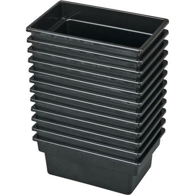 Small Two-Compartment All-Purpose Bin Single - 1 plastic bin