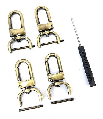 Snap Hooks Heavy Duty, solid Brass3/8 X 2pack 3/8inch Swivel Snaps  Keychain