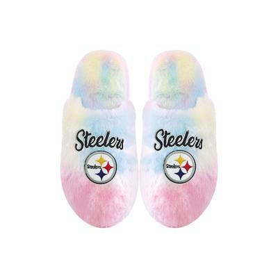 Youth Green Bay Packers FOCO Big Logo Color Edge Slippers