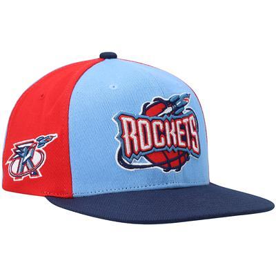 Mitchell & Ness Houston Rockets Wool 2 Tone Fitted Cap in Blue for