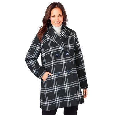 Jessica London Women's Plus Size Belted Wool-blend Coat, 28 W