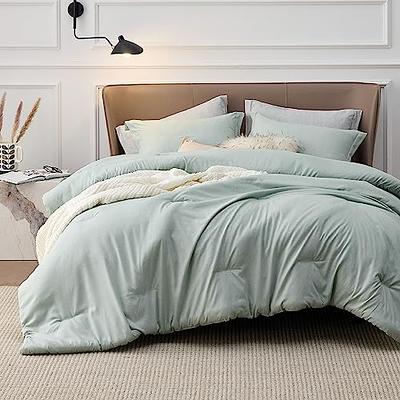  Bedsure Queen Comforter Set - Grey Queen Size Comforter, Soft  Bedding for All Seasons, Cationic Dyed Bedding Set, 3 Pieces, 1 Comforter  (90x90) and 2 Pillow Shams (20x26+2) : Home 