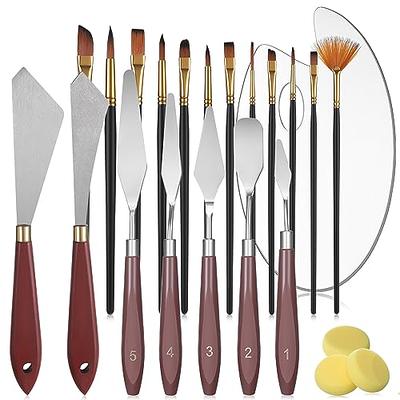 60 Pcs Palette Knife Set Stainless Steel Spatula Palette Knife Oil Paint  Metal Knives Wood Handle for Color Mixing Oil Painting Acrylic Paint Canvas  Cake Icing Removal Artist Accessories - Yahoo Shopping