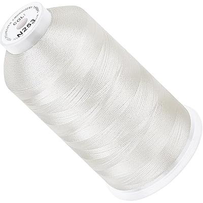 New brothread - Single Huge Spool 5000M Each Polyester Embroidery Machine  Thread 40WT for Commercial and Domestic Machines - Ivory White (Janome  Color) - Yahoo Shopping