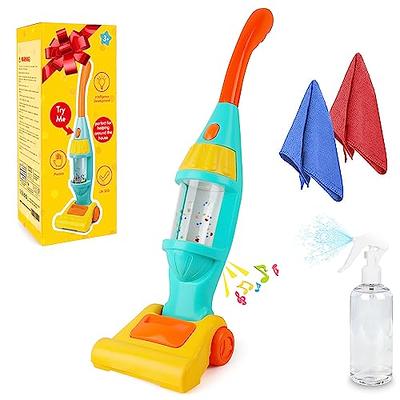 Casdon Dyson Toys - Cordless Vacuum Cleaner - Purple & Orange Interactive  Toy Replica with Real Function & Attachments - Kids Cleaning Set - For