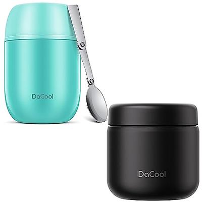 DaCool Kids Thermos for Hot Food Vacuum Stainless Steel Insulated Food Jar  13.5 OZ Kids Lunch Food Thermos Insulated Lunch Container Bento for School