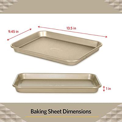 Gejoy 6 Pcs Baking Sheet Pan 12 x 10 x 1 Inch Stainless Steel Cookie Sheets  Metal Sheet Pan No Rust Baking Pans Mirror Finish Oven Tray, Easy Clean